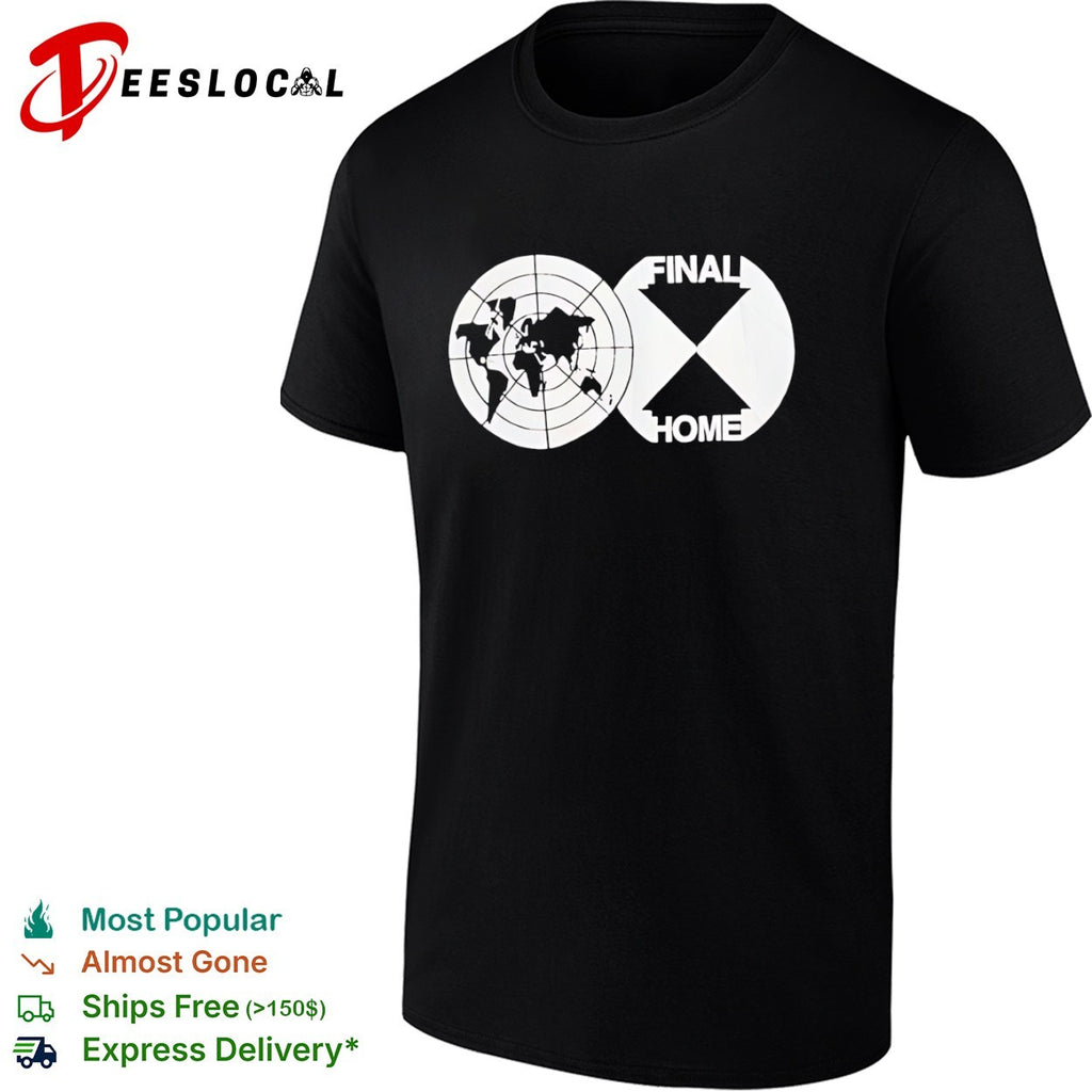 Final Home globe logo shirt