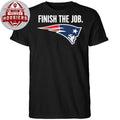 Finish The Job Patriots Football Logo T-Shirt