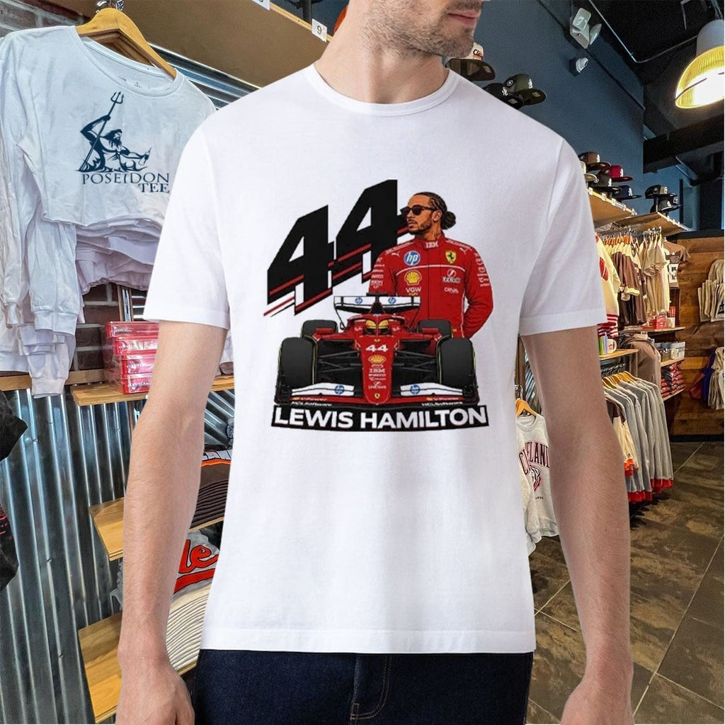 Lewis Hamilton Ferrari F1 Number 44 T-shirt