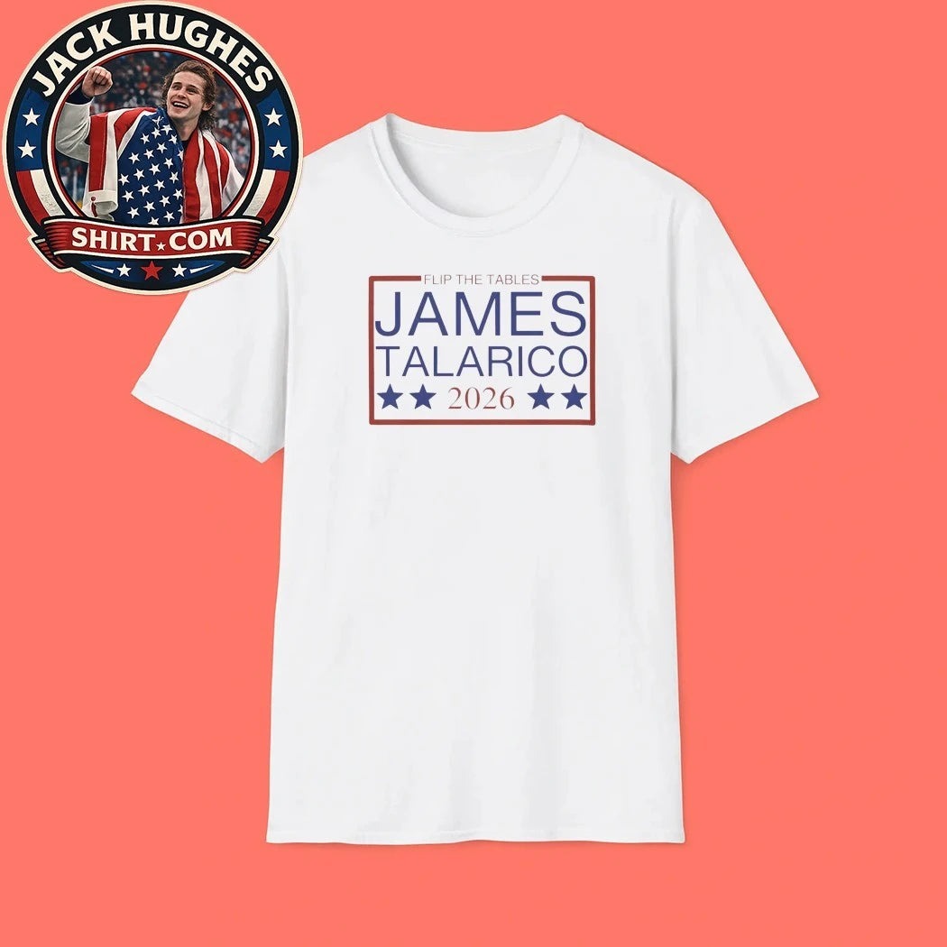Flip The Tables James Talarico 2026 Senate T-Shirt