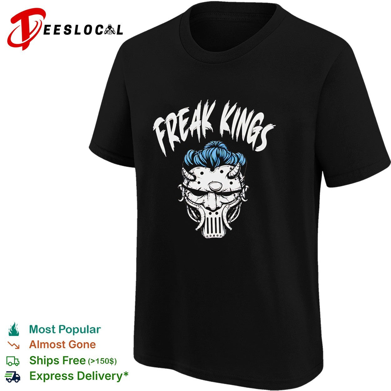 Freak Kings horned skull shirt