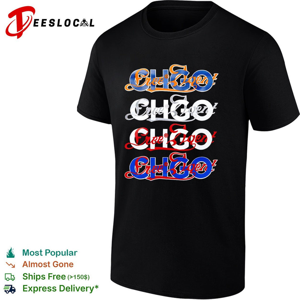 Free Agent x CHGO Logo Chicago sports shirt