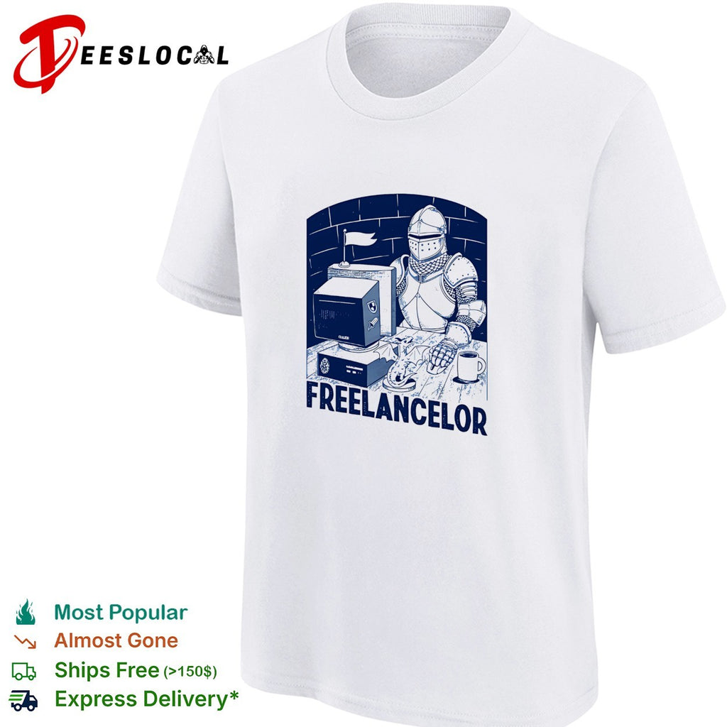 Freelancer Knight Gaming Vintage Funny Gamer retro shirt
