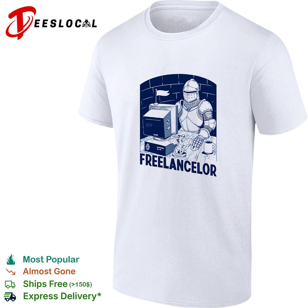 Freelancer Knight Gaming Vintage Funny Gamer retro shirt