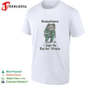 Frog nurse in scrubs holding cup sometimes I just be takin’ vitals shirt