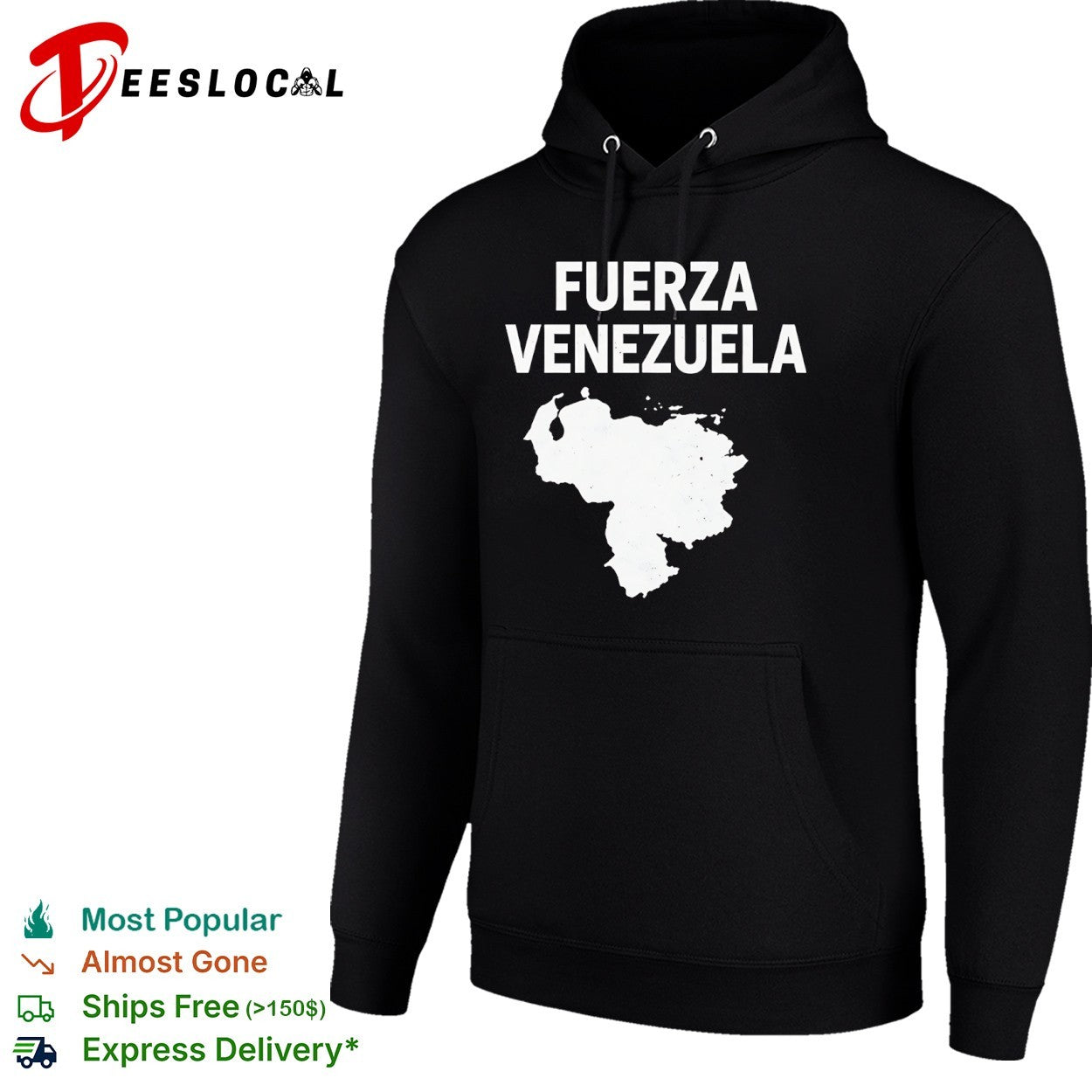 Fuerza Venezuela map shirt