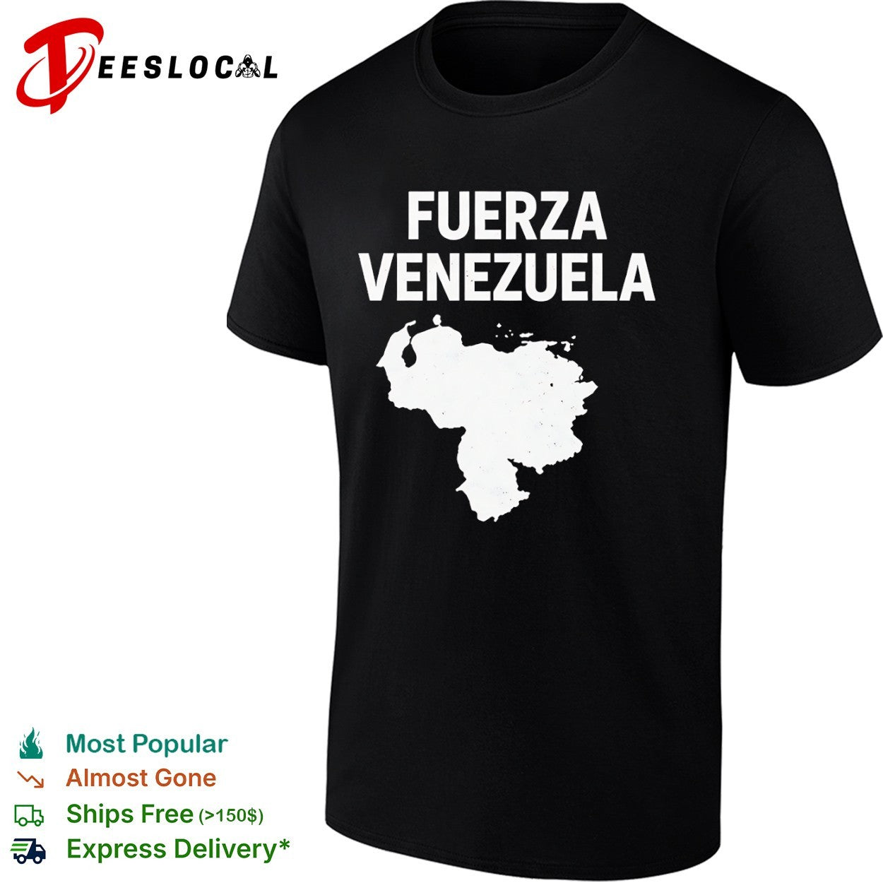 Fuerza Venezuela map shirt