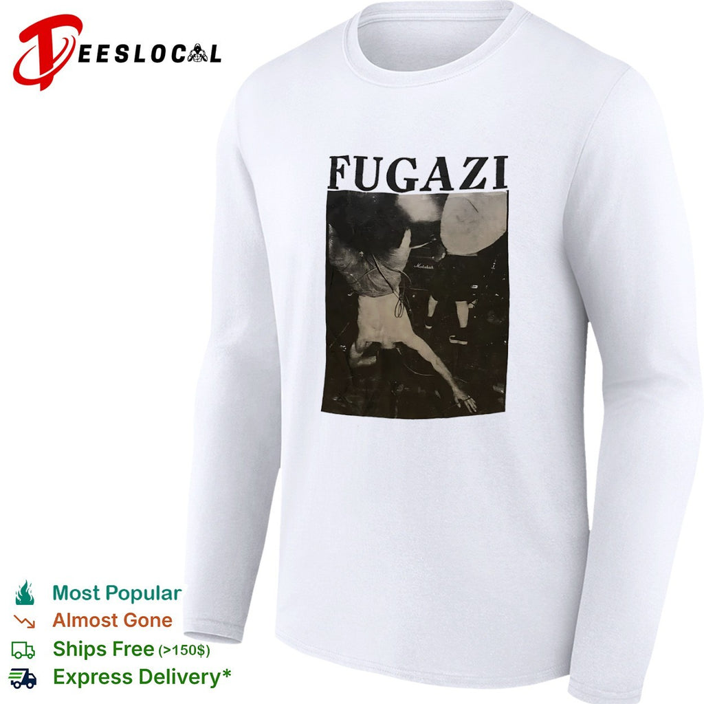 Fugazi Live Concert Photography Marshall Amplifier shirt