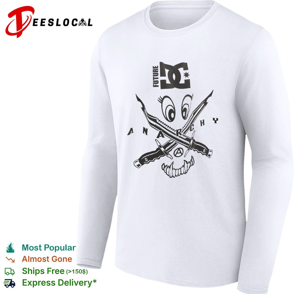Future DC Anarchy Cartoon Eyes Crossed Knives Anarchy shirt
