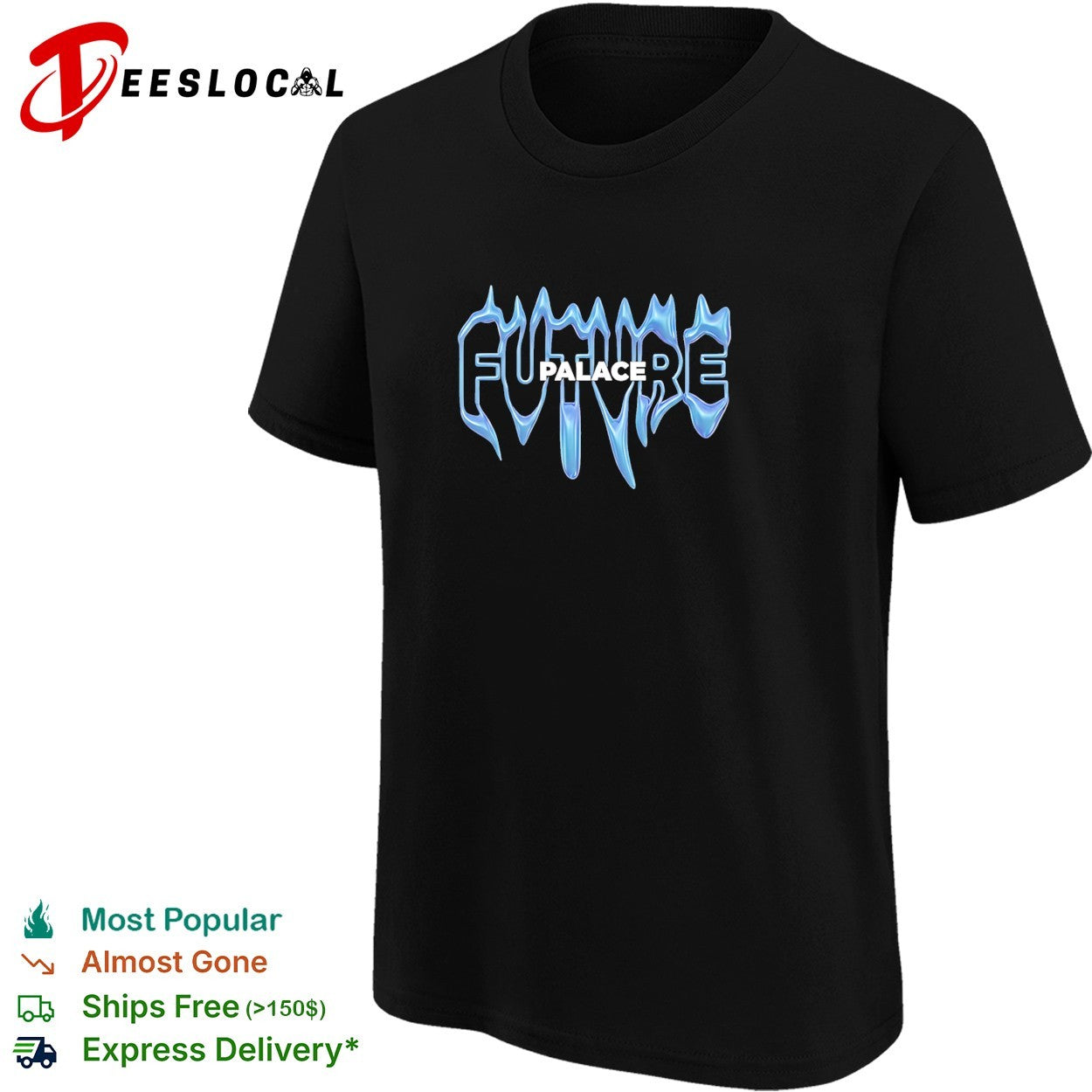 Future Palace band chrome shirt