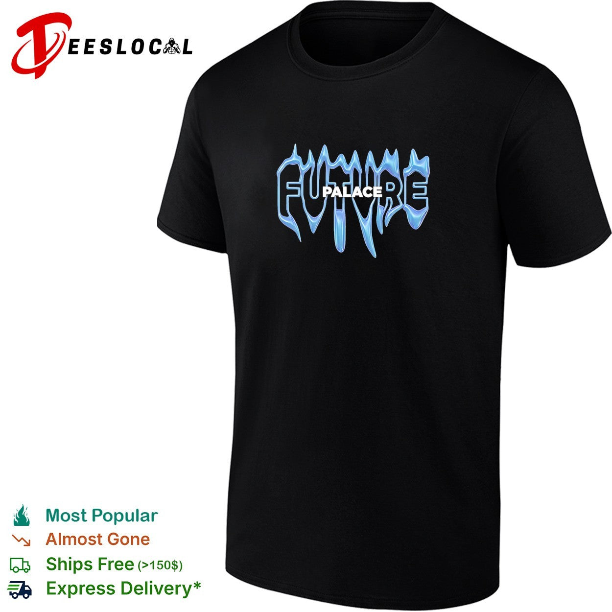 Future Palace band chrome shirt
