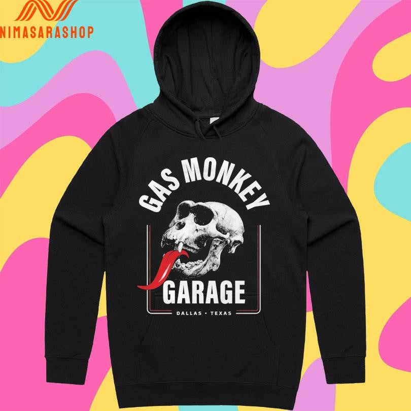 Gas Monkey Garage Dallas Texas Rebel Skull Shirts