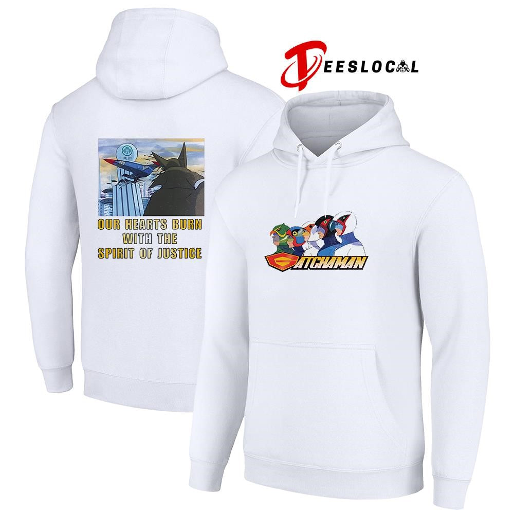 Gatchaman our hearts burn with the spirit of justice shirt