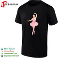 Geddy Lee Wearing Pink Ballerina Alex Lifeson Shirt