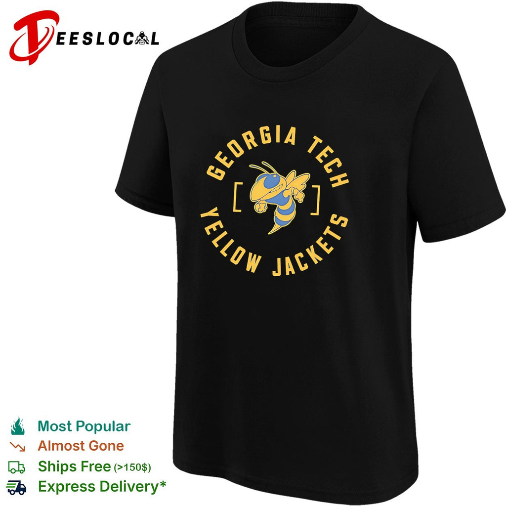 Georgia Tech Yellow Jackets wasp logo retro shirt
