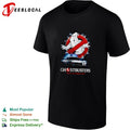 Ghostbusters who you gonna call classic logo Ecto 1 shirt