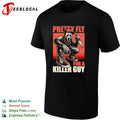 Ghostface holding knight music Horror movie pretty fly for a killer guy shirt