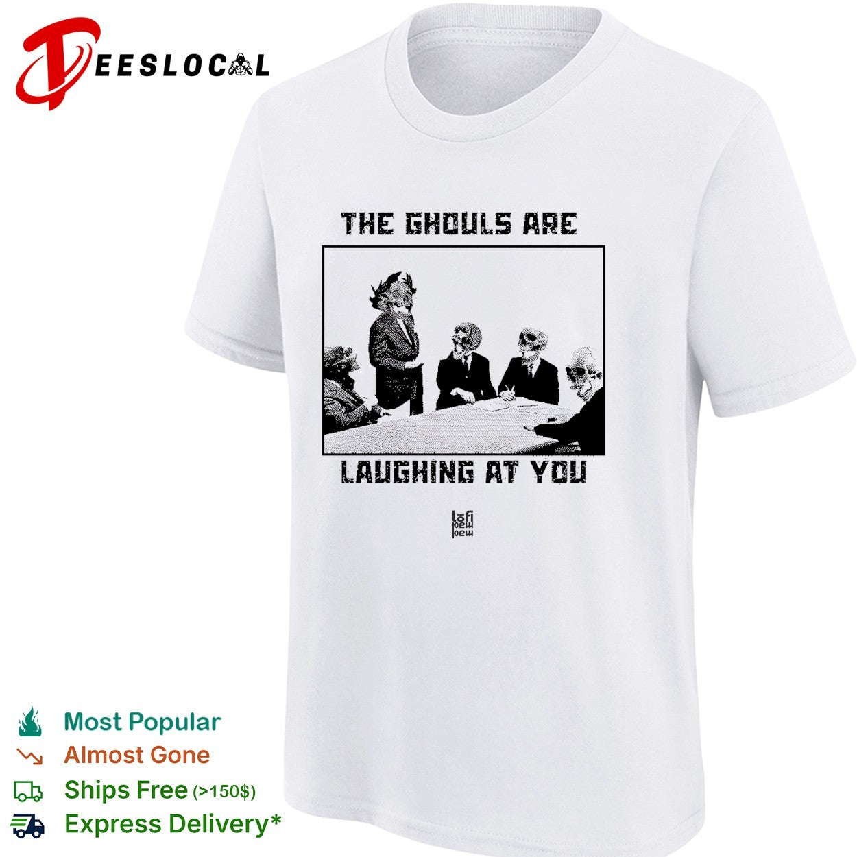 Ghouls laughing at you skeletons board meeting shirt