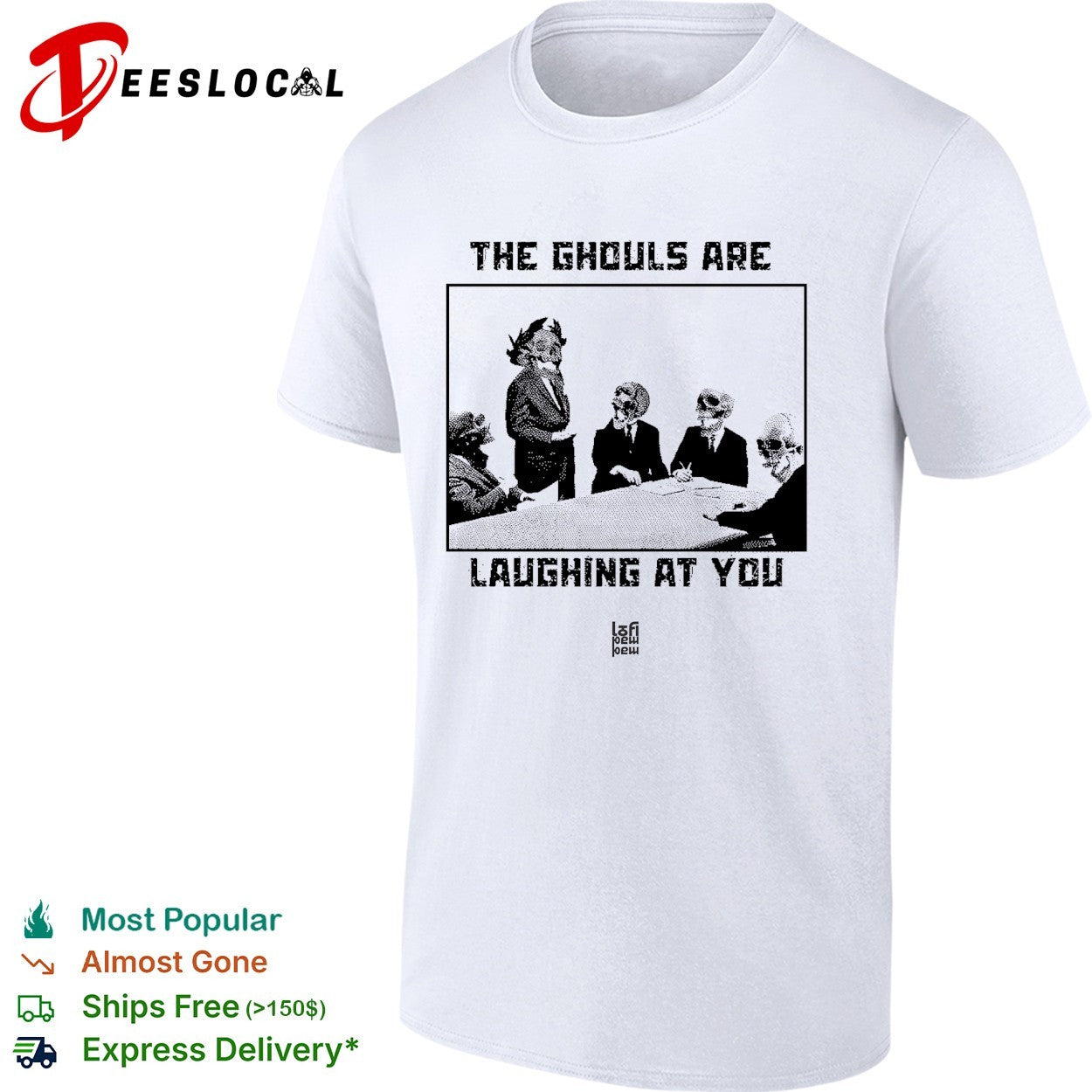 Ghouls laughing at you skeletons board meeting shirt