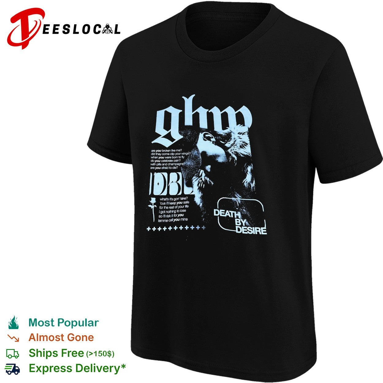 Ghp death by desire are you broken like me shirt