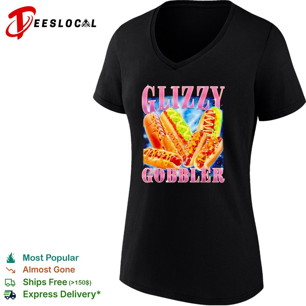 Glizzy Gobbler Hot Dog Space Galaxy Food shirt