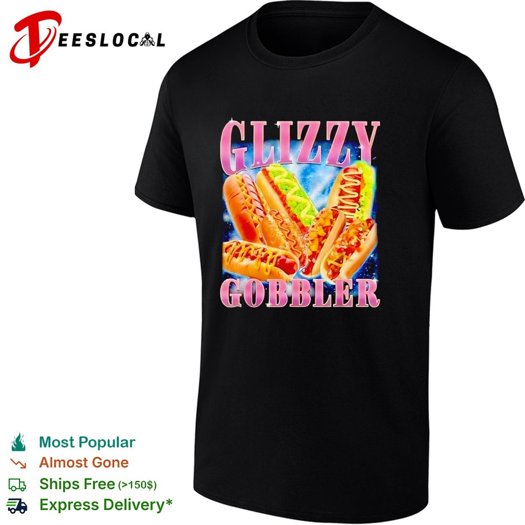 Glizzy Gobbler Hot Dog Space Galaxy Food shirt