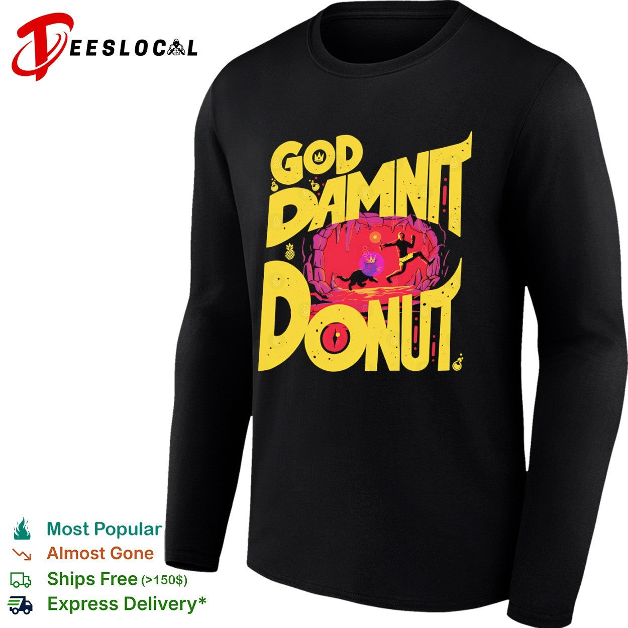 God Damnit Donut Carl and Donut Dungeon Crawler Carl book series shirt