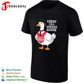 Goose wearing graduation cap today I’m a serious goose class of 2026 shirt