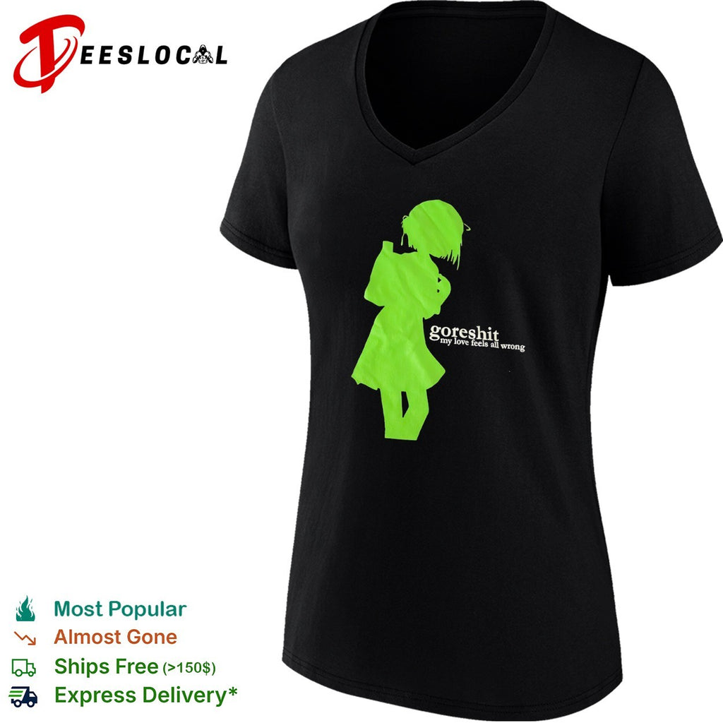 Goreshit my love feels all wrong anime shirt
