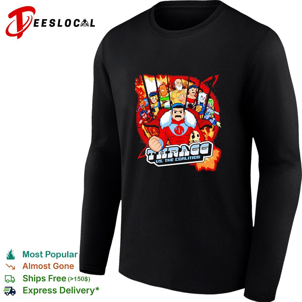 Grand Regent Thragg from Invincible in the style of Scott Pilgrim vs The World shirt