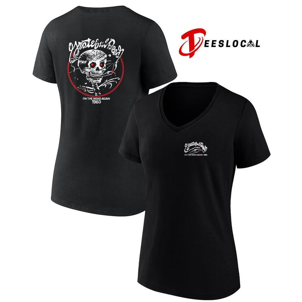 Grateful Dead on the road again skeleton shirt