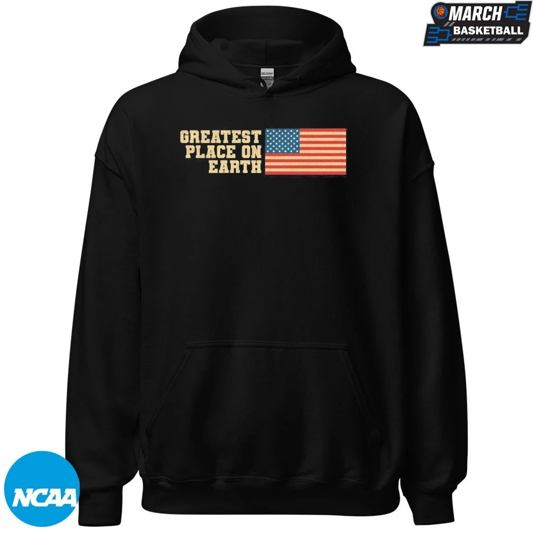 Greatest Place On Earth American Flag T-Shirts