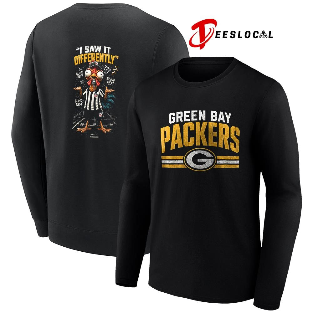 Green Bay Packers Blind ref I saw it differently shirt