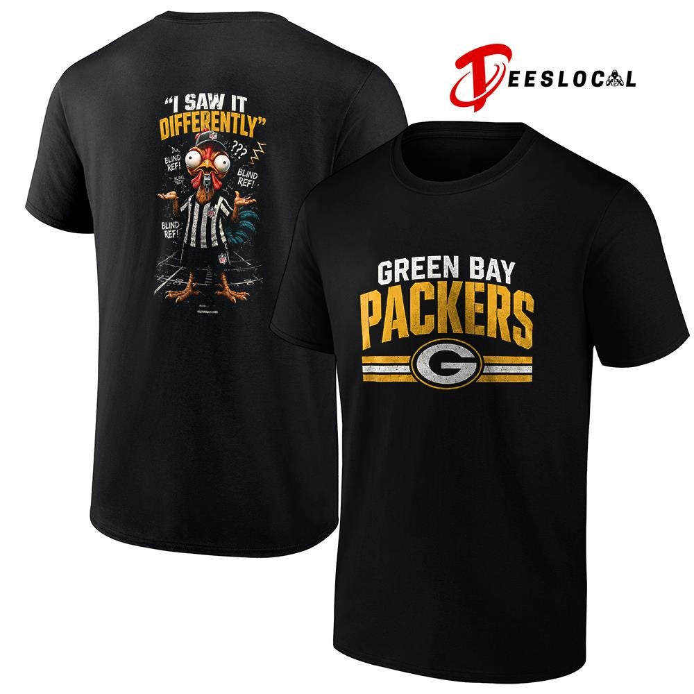 Green Bay Packers Blind ref I saw it differently shirt