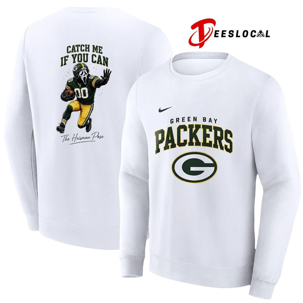 Green Bay Packers Ghostface catch me if you can the Heisman pose shirt