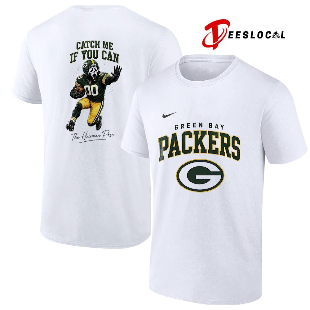 Green Bay Packers Ghostface catch me if you can the Heisman pose shirt
