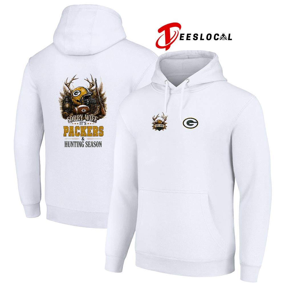 Green Bay Packers sorry wife it’s hunting season deer shirt
