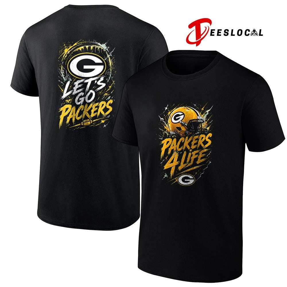 Green Bay Packers x fan 4 life graphic shirt