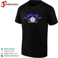 Green Lung The Necropolitan Club bat wings skull crossbones crest shirt