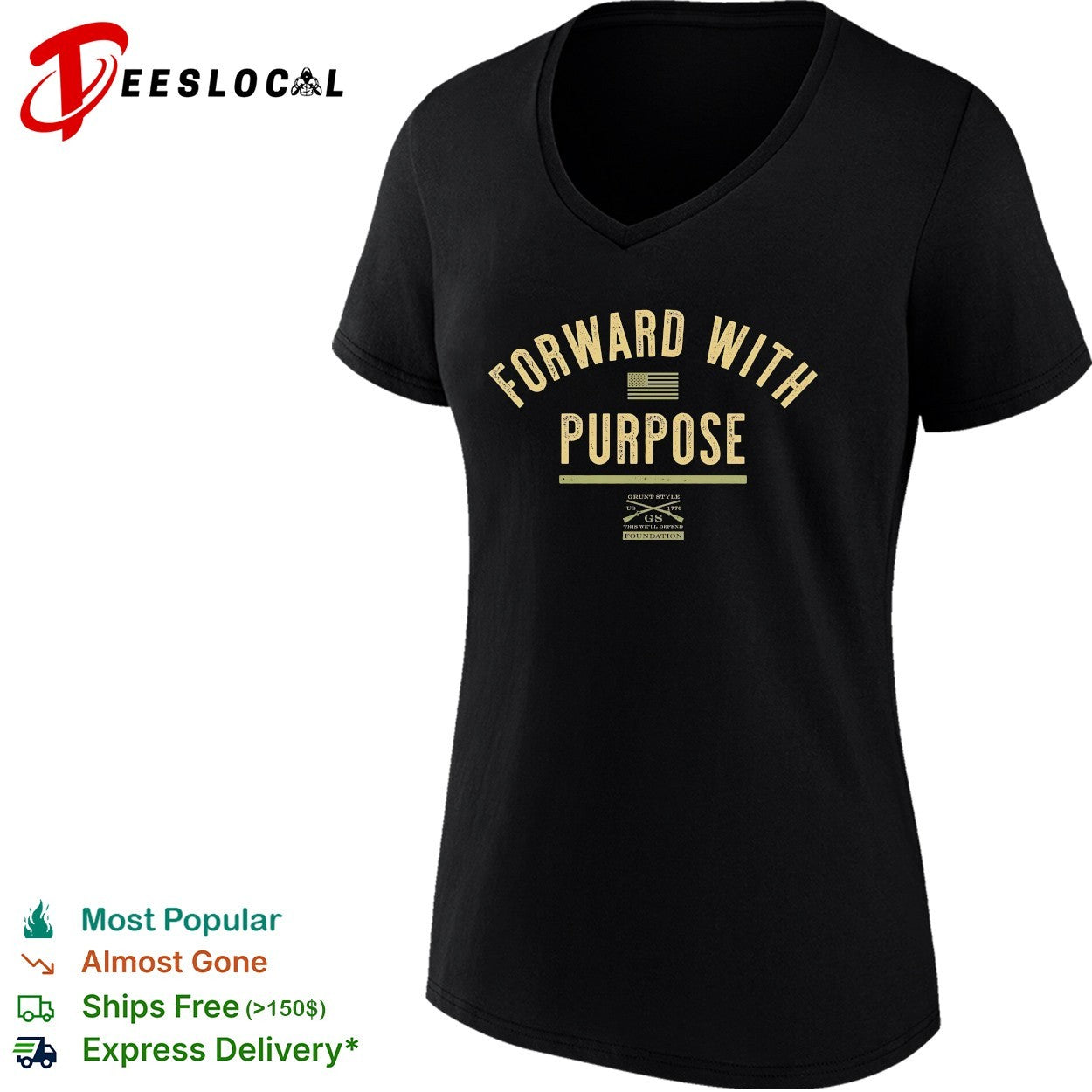 Grunt Style Foundation forward with purpose shirt