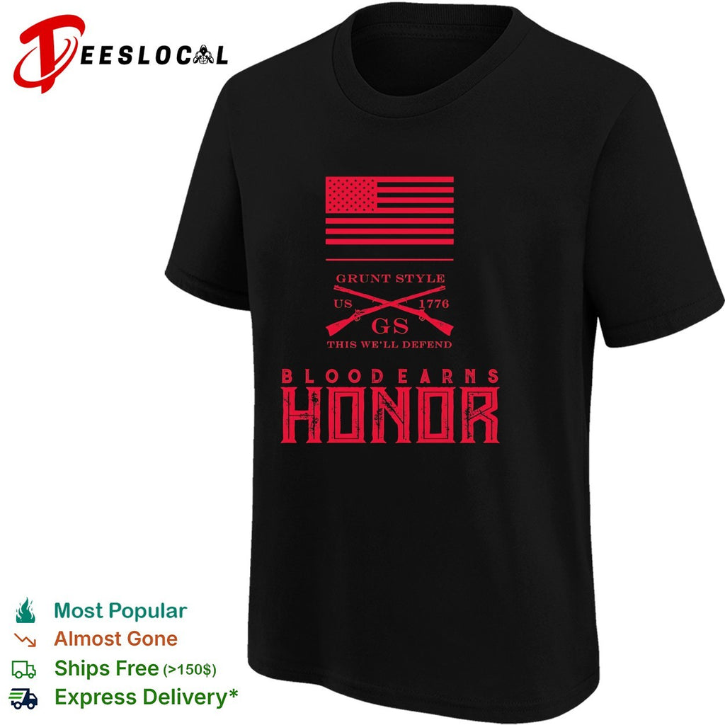 Grunt Style blood earns honor shirt