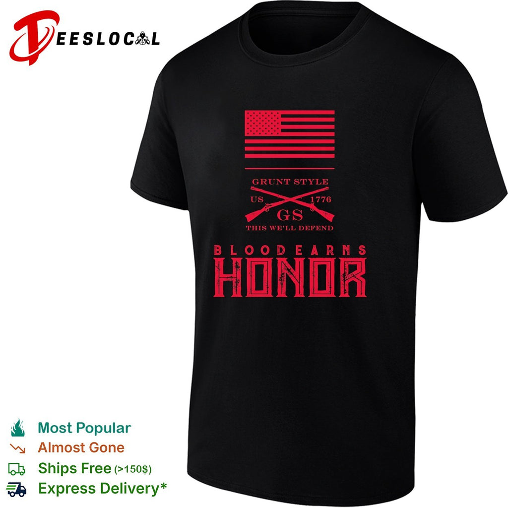 Grunt Style blood earns honor shirt