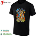 Guillotine Grim Reaper Horse Skull Fire Heavy Metal Band Music Concert shirt