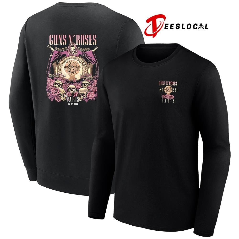 Guns N Roses Paris France Accor Arena graphic shirt