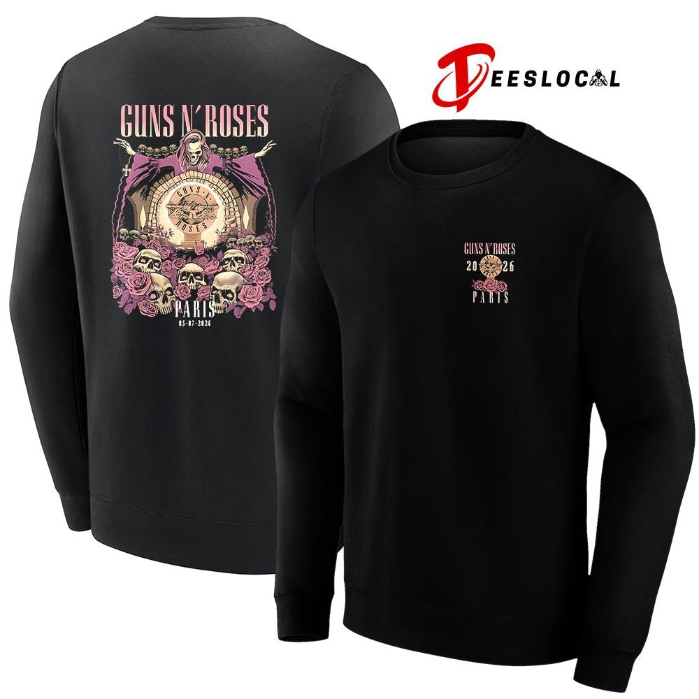 Guns N Roses Paris France Accor Arena graphic shirt