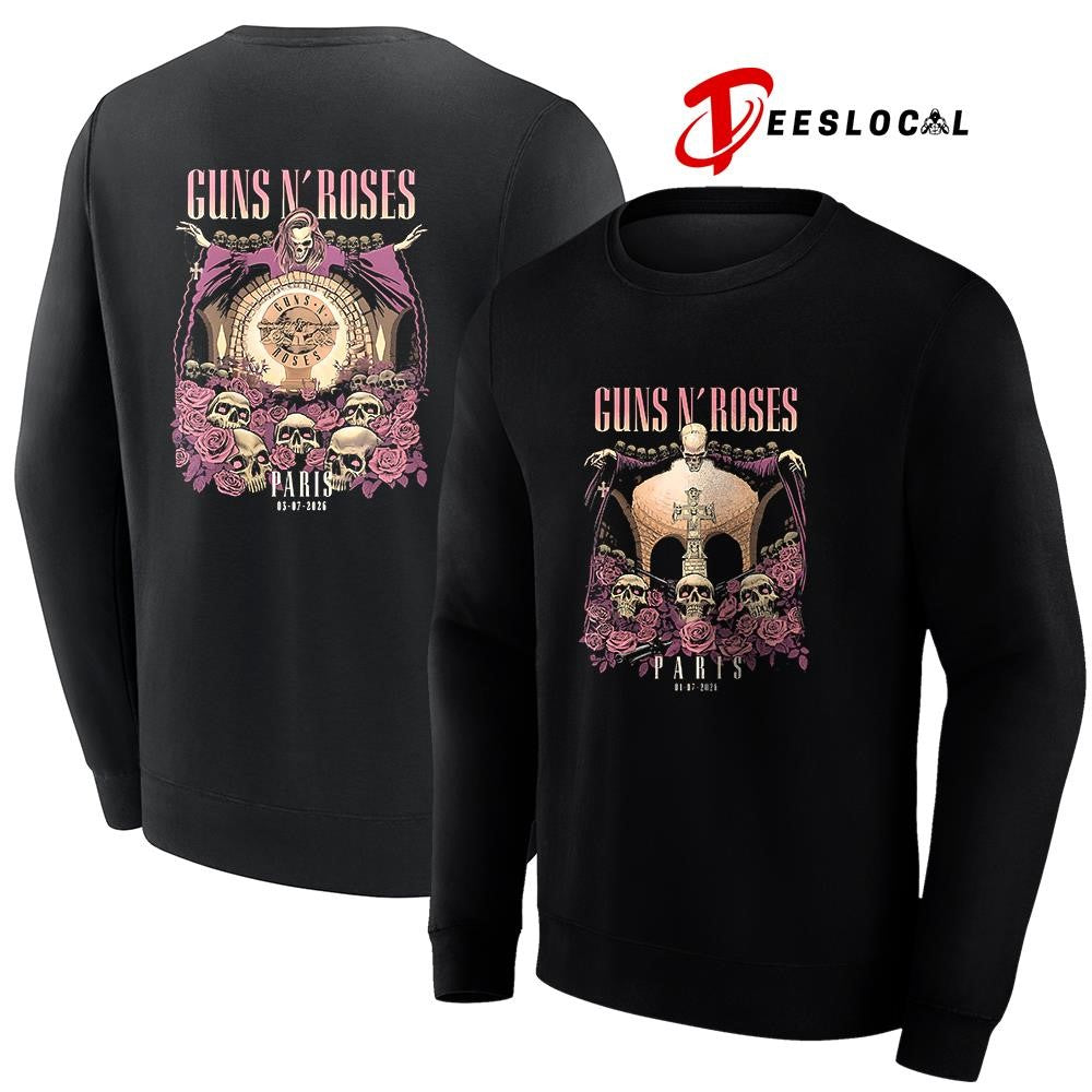 Guns N Roses Paris France Accor Arena poster shirt