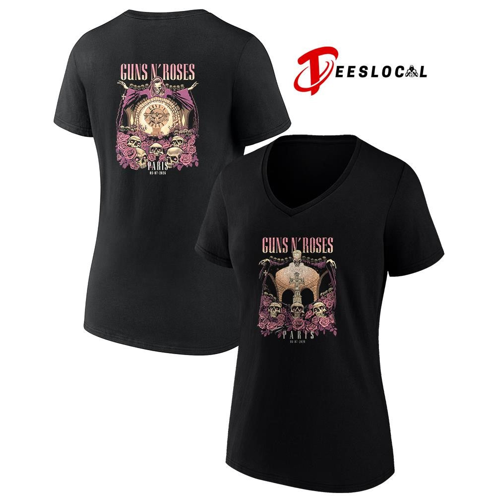 Guns N Roses Paris France Accor Arena poster shirt