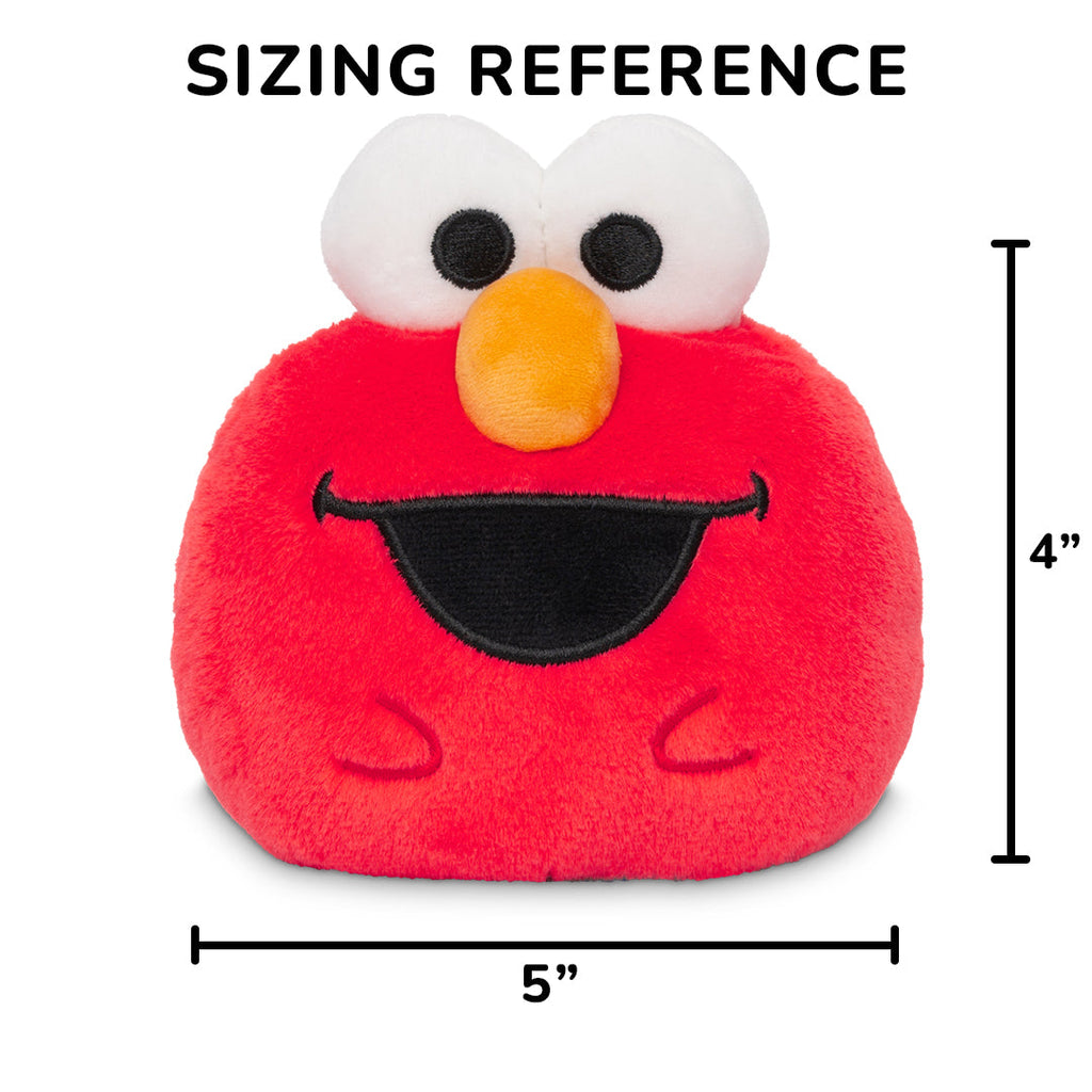 Elmo & Cookie Monster 4" Reversible Plushie