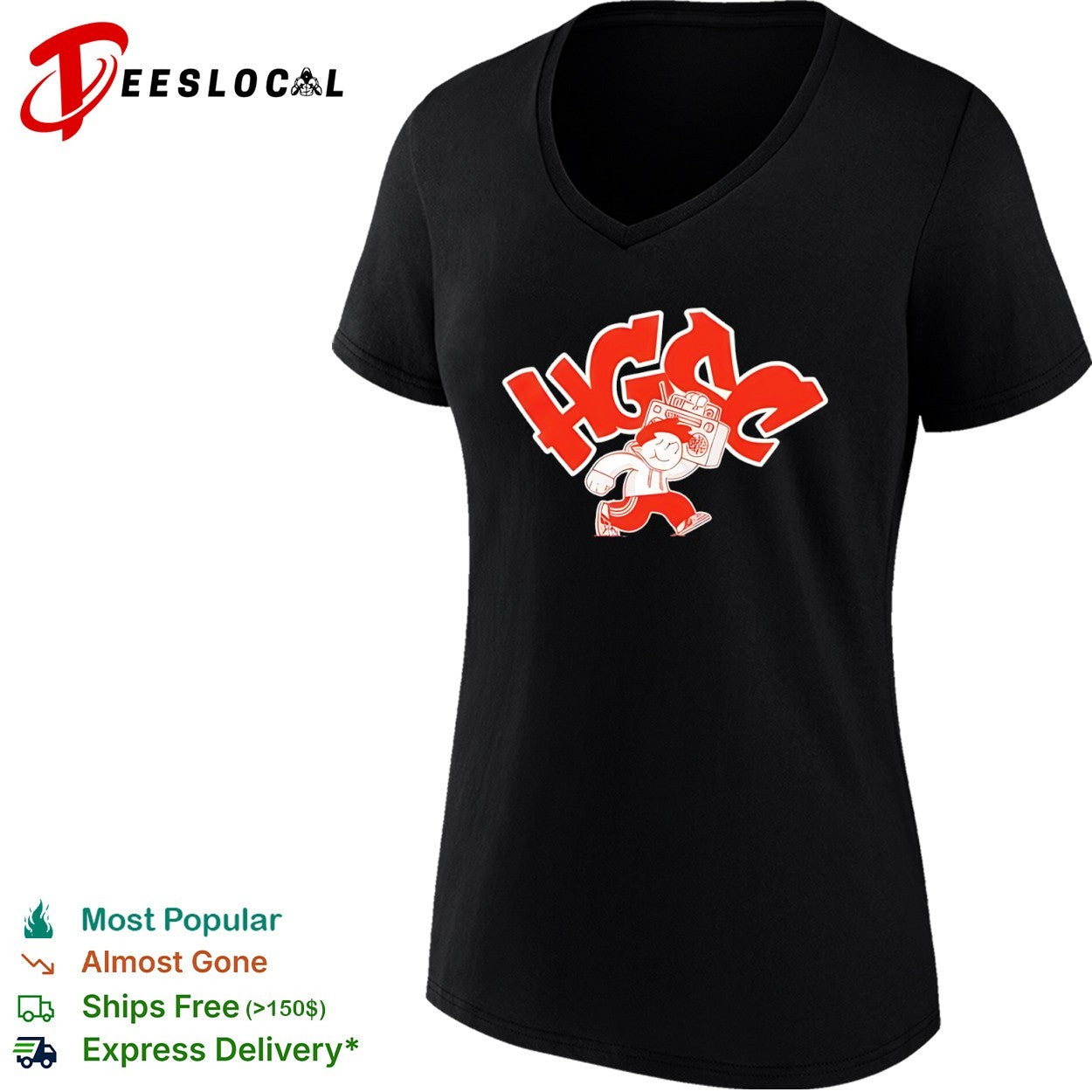 HGSC Boombox Radio Music Retro Hip Hop 80s shirt