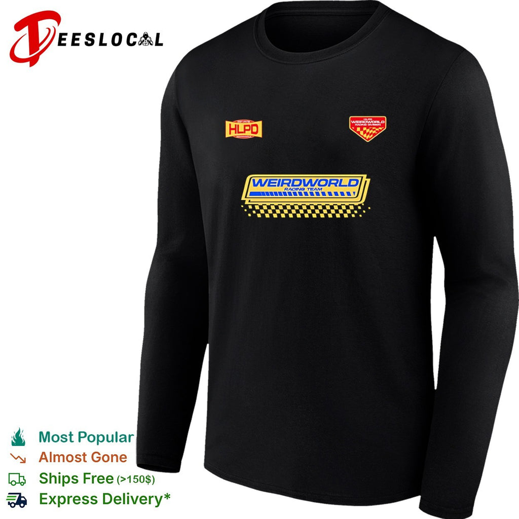 HLPD Weirdworld Racing Division Weirdworld Racing Team checkered flag shirt